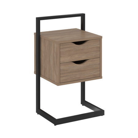 Loft Тумба приставная VR.L-PY2 Дуб Аризона/Металл Черный 450*409*792