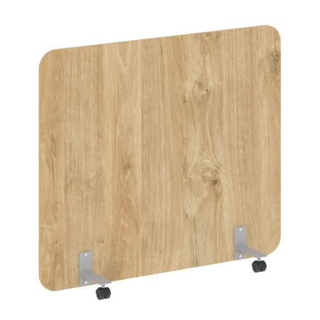 R-line Перегородка на металлических опорах, на роликах DP.R-140-120 Тиквуд Светлый/Металл Серый 1400*18*1200 R-line Перегородка на металлических опорах, на роликах DP.R-140-120 Тиквуд Светлый/Металл Серый 1400*18*1200