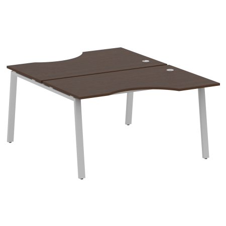 Metal System Рабочая станция криволинейная на А-образном м/к БА.РАС-СА-2.2 Венге Цаво/Металл Серый 1400*1835*750 Metal System Рабочая станция криволинейная на А-образном м/к БА.РАС-СА-2.2 Венге Цаво/Металл Серый 1400*1835*750