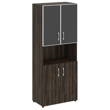 Yalta Шкаф LT.ST-1.4 R black Дуб Мали/Стекло Black 800*450*1987 Yalta Шкаф LT.ST-1.4 R black Дуб Мали/Стекло Black 800*450*1987