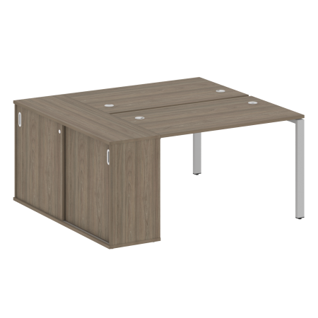 Metal System Рабочая станция с шкафом-купе на П-образном м/к БП.РС-СШК-1.2 Т Вяз Благородный/Металл Серый 1610*1475*750 Metal System Рабочая станция с шкафом-купе на П-образном м/к БП.РС-СШК-1.2 Т Вяз Благородный/Металл Серый 1610*1475*750