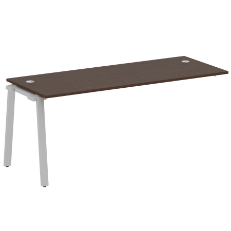 Metal System Проходной элемент рабочей станции на А-образном м/к БА.ПРС-СП-1.5 Венге Цаво/Металл Серый 1800*720*750 Metal System Проходной элемент рабочей станции на А-образном м/к БА.ПРС-СП-1.5 Венге Цаво/Металл Серый 1800*720*750