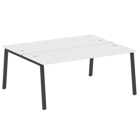 Metal System Рабочая станция на А-образном м/к БА.РАС-СП-2.5 Белый/Металл Антрацит 1800*1475*750 Metal System Рабочая станция на А-образном м/к БА.РАС-СП-2.5 Белый/Металл Антрацит 1800*1475*750