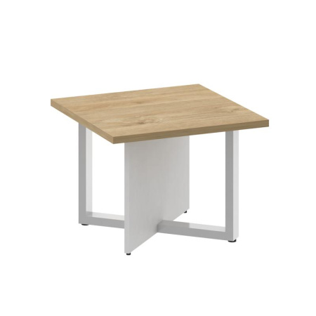 Shift Стол журнальный, квадратный SK.SG-KV-60 Тиквуд Светлый/Белый Бриллиант 600*600*450 Shift Стол журнальный, квадратный SK.SG-KV-60 Тиквуд Светлый/Белый Бриллиант 600*600*450