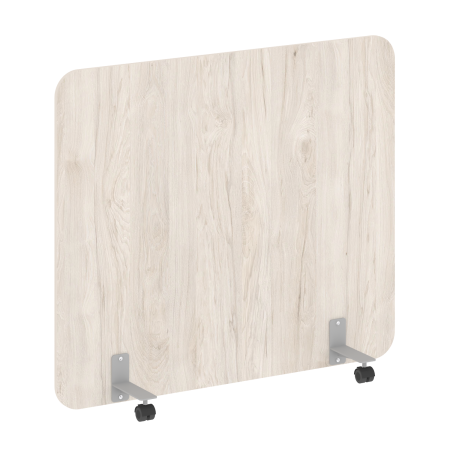 R-line Перегородка на металлических опорах, на роликах DP.R-140-120 Денвер Светлый/Металл Серый 1400*18*1200 R-line Перегородка на металлических опорах, на роликах DP.R-140-120 Денвер Светлый/Металл Серый 1400*18*1200