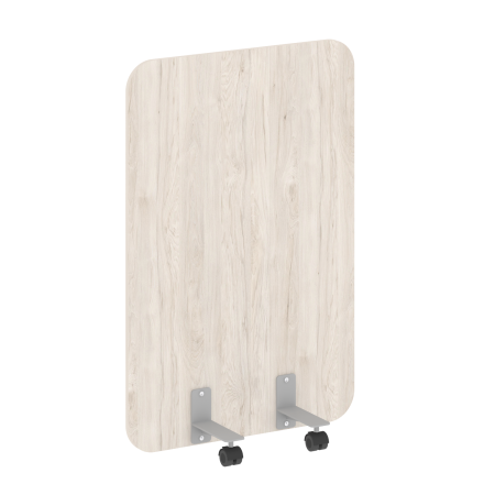 R-line Перегородка на металлических опорах, на роликах DP.R-80-120 Денвер Светлый/Металл Серый 800*18*1200 R-line Перегородка на металлических опорах, на роликах DP.R-80-120 Денвер Светлый/Металл Серый 800*18*1200