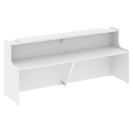 Onix Ресепшн O.R-K-7 Белый Бриллиант 2810*766*1187 Onix Ресепшн O.R-K-7 Белый Бриллиант 2810*766*1187