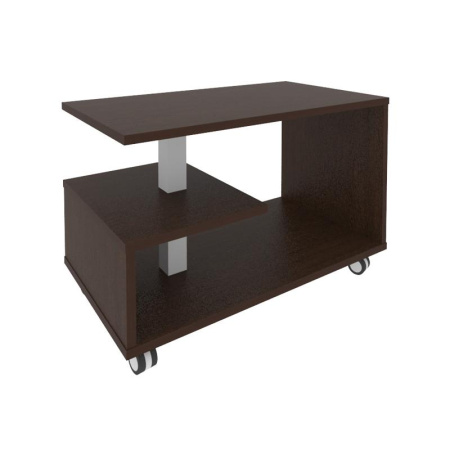 First Стол журнальный на колесах KSM-1 Венге Цаво 900*500*580 First Стол журнальный на колесах KSM-1 Венге Цаво 900*500*580