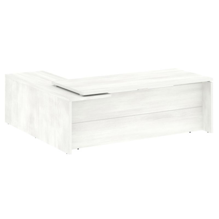 Yalta Стол руководителя LT.C-22 (R) Снежная Патина 2200*2000*750 Yalta Стол руководителя LT.C-22 (R) Снежная Патина 2200*2000*750