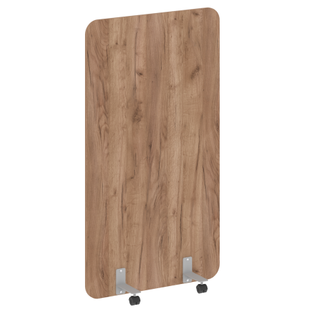 R-line Перегородка на металлических опорах, на роликах DP.R-100-180 Дуб Табак/Металл Серый 1000*18*1800 R-line Перегородка на металлических опорах, на роликах DP.R-100-180 Дуб Табак/Металл Серый 1000*18*1800