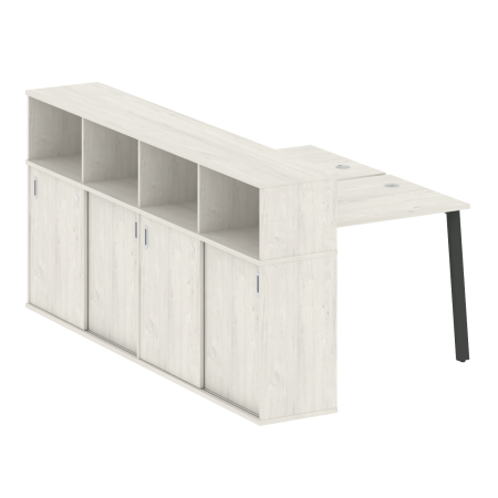 Metal System Рабочая станция с шкафом-купе на А-образном м/к БА.РС-СШК-4.1 Т Дуб Наварра/Металл Антрацит 1410*2332*1098 Metal System Рабочая станция с шкафом-купе на А-образном м/к БА.РС-СШК-4.1 Т Дуб Наварра/Металл Антрацит 1410*2332*1098