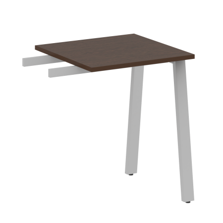 Metal System Приставной элемент на А-образном м/к БА.ПР-1 Венге Цаво/Металл Серый 600*600*750 Metal System Приставной элемент на А-образном м/к БА.ПР-1 Венге Цаво/Металл Серый 600*600*750