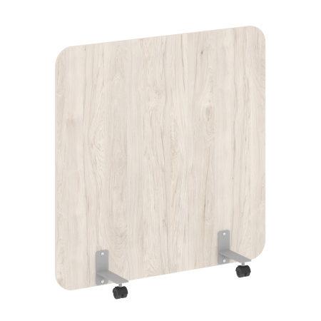 R-line Перегородка на металлических опорах, на роликах DP.R-120-120 Денвер Светлый/Металл Серый 1200*18*1200 R-line Перегородка на металлических опорах, на роликах DP.R-120-120 Денвер Светлый/Металл Серый 1200*18*1200