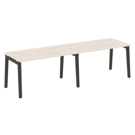 Onix Wood Рабочая станция OW.RS-2.3.8 Денвер Светлый/Дуб Темный/Металл Антрацит 2760*800*750 Onix Wood Рабочая станция OW.RS-2.3.8 Денвер Светлый/Дуб Темный/Металл Антрацит 2760*800*750