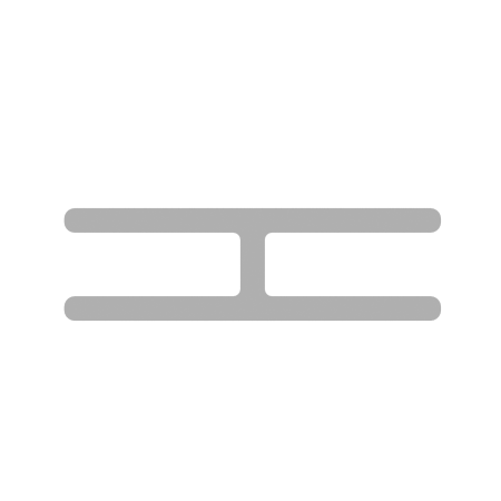 R-line Комплект соединителей прямых (2шт.) AP.S-PR Металл Серый 107*32*5