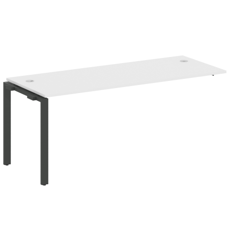 Metal System Проходной элемент рабочей станции на П-образном м/к БП.ПРС-СП-1.5 Белый/Металл Антрацит 1800*720*750 Metal System Проходной элемент рабочей станции на П-образном м/к БП.ПРС-СП-1.5 Белый/Металл Антрацит 1800*720*750