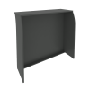 Riva Стойка ресепшн А.РС-2 Антрацит 1244*506*1150