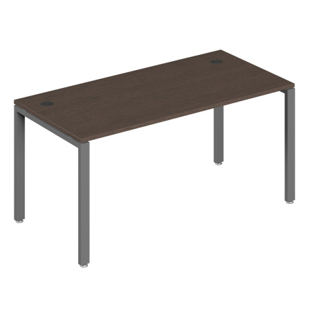 Trend Metal TDM32230215 Стол письменный на металлоопорах 1600x600x750 тёмный дуб