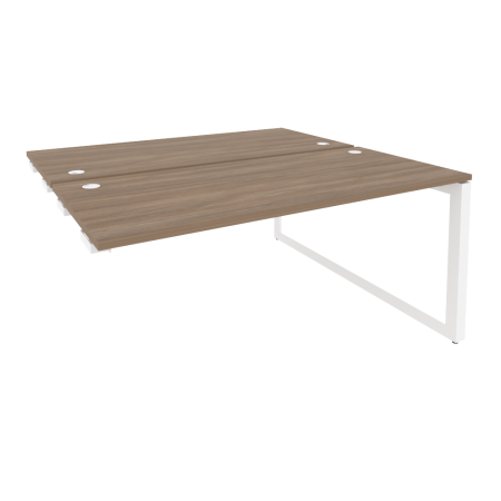Onix Стол-приставка двойной на О-образном м/к к опорым элем. O.MO-D.SPR-4.7 Дуб Аризона/Металл Белый 1580*1475*750 Onix Стол-приставка двойной на О-образном м/к к опорым элем. O.MO-D.SPR-4.7 Дуб Аризона/Металл Белый 1580*1475*750