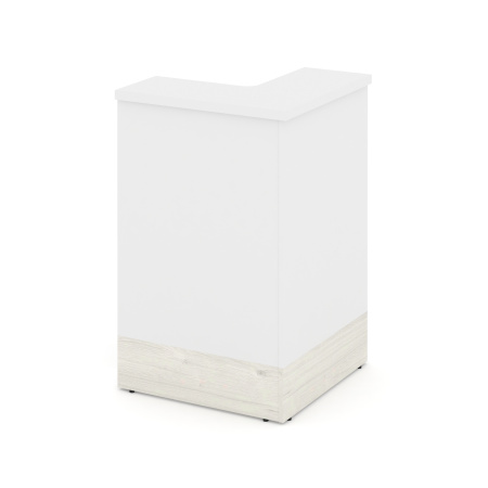 Style Угловой модуль левый Л.УМ-1 (L) Дуб Наварра/Белый 736*736*1156