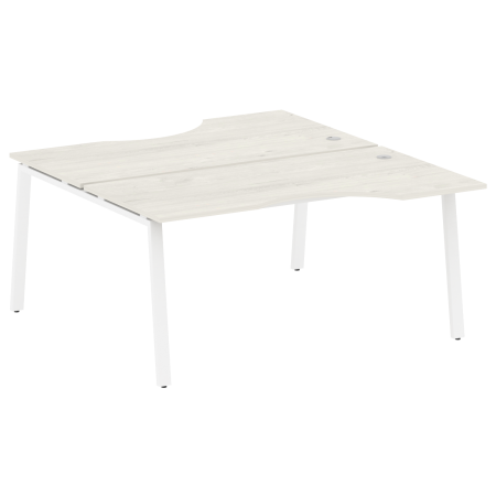 Metal System Рабочая станция криволинейная на А-образном м/к БА.РАС-СА-2.1 Дуб Наварра/Металл Белый 1600*1835*750 Metal System Рабочая станция криволинейная на А-образном м/к БА.РАС-СА-2.1 Дуб Наварра/Металл Белый 1600*1835*750