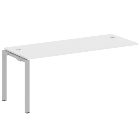 Metal System Проходной элемент рабочей станции на П-образном м/к БП.ПРС-СП-1.5 Белый/Металл Серый 1800*720*750 Metal System Проходной элемент рабочей станции на П-образном м/к БП.ПРС-СП-1.5 Белый/Металл Серый 1800*720*750