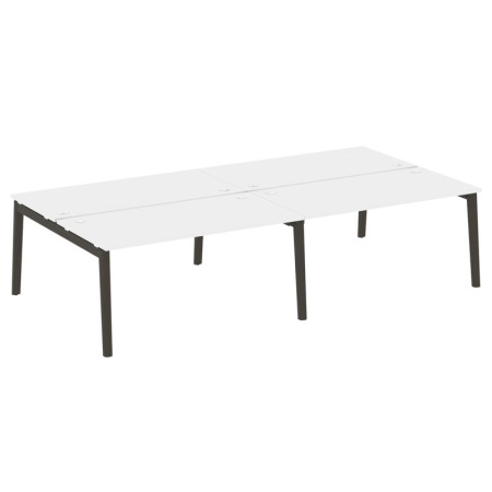 Onix Wood Рабочая станция OW.D.RS-4.4.8 Белый Бриллиант/Дуб Темный/Металл Антрацит 3160*1635*750 Onix Wood Рабочая станция OW.D.RS-4.4.8 Белый Бриллиант/Дуб Темный/Металл Антрацит 3160*1635*750