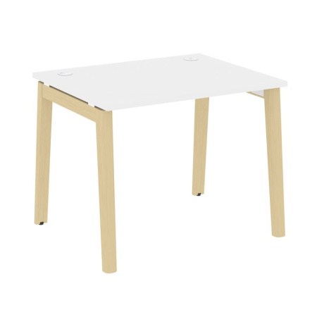 Onix Wood Стол письменный OW.SP-1.8 Белый Бриллиант/Дуб Светлый/Металл Белый 980*800*750 Onix Wood Стол письменный OW.SP-1.8 Белый Бриллиант/Дуб Светлый/Металл Белый 980*800*750