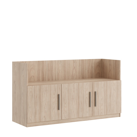 Asti AST33940602 Креденция 3 двери, древесный 1350x450x742 вяз Asti AST33940602 Креденция 3 двери, древесный 1350x450x742 вяз