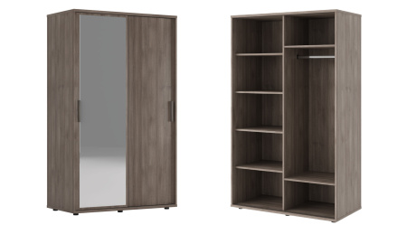 New Line NLN36334733 Шкаф-купе высокий 1200x600x2001 дуб шамони темный