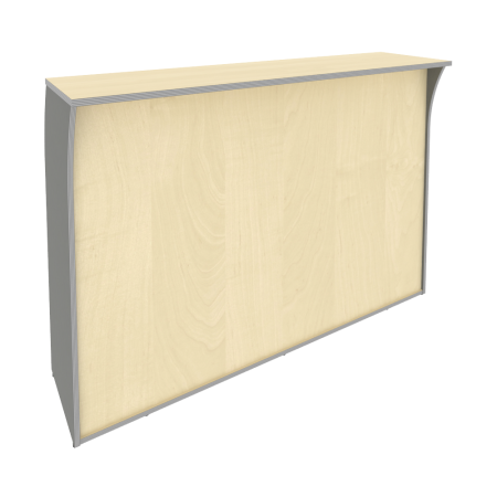 Riva Стойка ресепшн А.РС-4 Клен Металлик NEW 1644*506*1150