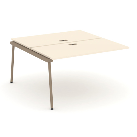 Estetica Двойной наборный элемент рабочей станциии ES.2.NRS-3-LK Сатин/Металл Латте 1380*1500*750 Estetica Двойной наборный элемент рабочей станциии ES.2.NRS-3-LK Сатин/Металл Латте 1380*1500*750