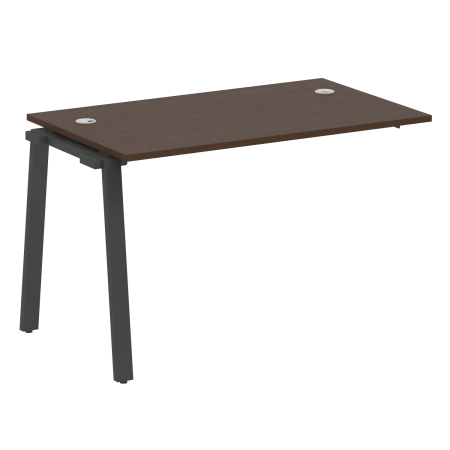 Metal System Проходной элемент рабочей станции на А-образном м/к БА.ПРС-СП-1.2 Венге Цаво/Металл Антрацит 1200*720*750 Metal System Проходной элемент рабочей станции на А-образном м/к БА.ПРС-СП-1.2 Венге Цаво/Металл Антрацит 1200*720*750