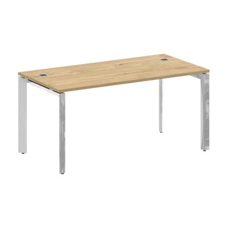 Onix Direct Lux Стол руководителя П-обр. м/к M-O.MP-SRR-4.8 Тиквуд Светлый/Нержавеющая Сталь/Хром 1580*800*750 Onix Direct Lux Стол руководителя П-обр. м/к M-O.MP-SRR-4.8 Тиквуд Светлый/Нержавеющая Сталь/Хром 1580*800*750