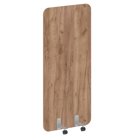 R-line Перегородка на металлических опорах, на роликах DP.R-80-180 Дуб Табак/Металл Серый 800*18*1800 R-line Перегородка на металлических опорах, на роликах DP.R-80-180 Дуб Табак/Металл Серый 800*18*1800