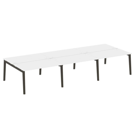 Onix Wood Рабочая станция OW.D.RS-6.3.8 Белый Бриллиант/Дуб Темный/Металл Антрацит 4140*1635*750 Onix Wood Рабочая станция OW.D.RS-6.3.8 Белый Бриллиант/Дуб Темный/Металл Антрацит 4140*1635*750