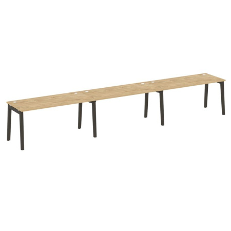 Onix Wood Рабочая станция OW.RS-3.4.7 Тиквуд Светлый/Дуб Темный/Металл Антрацит 4740*720*750 Onix Wood Рабочая станция OW.RS-3.4.7 Тиквуд Светлый/Дуб Темный/Металл Антрацит 4740*720*750