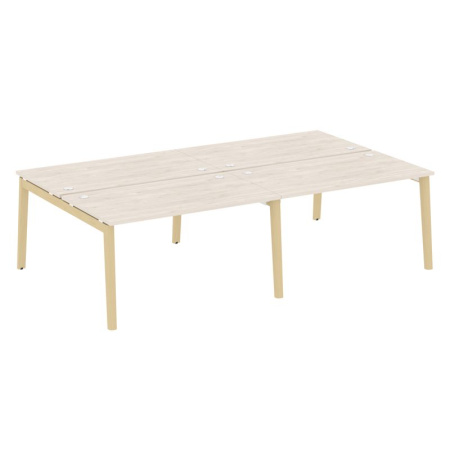 Onix Wood Рабочая станция OW.D.RS-4.3.8 Денвер Светлый/Дуб Светлый/Металл Белый 2760*1635*750 Onix Wood Рабочая станция OW.D.RS-4.3.8 Денвер Светлый/Дуб Светлый/Металл Белый 2760*1635*750