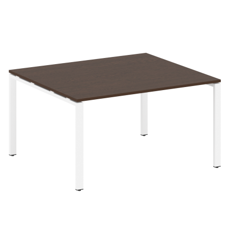 Metal System Переговорный стол (1 столешница) на П-образном м/к БП.ПРГ-1.3 Венге Цаво/Металл Белый 1400*1235*750 Metal System Переговорный стол (1 столешница) на П-образном м/к БП.ПРГ-1.3 Венге Цаво/Металл Белый 1400*1235*750