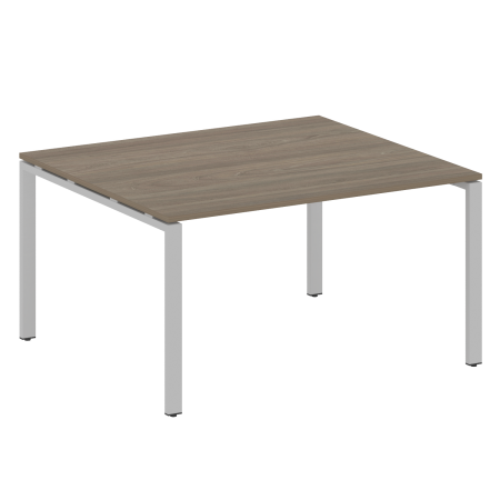 Metal System Переговорный стол (1 столешница) на П-образном м/к БП.ПРГ-1.3 Вяз Благородный/Металл Серый 1400*1235*750 Metal System Переговорный стол (1 столешница) на П-образном м/к БП.ПРГ-1.3 Вяз Благородный/Металл Серый 1400*1235*750