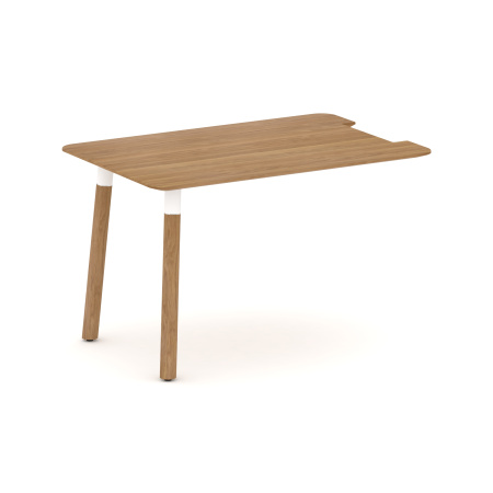 Fresco Брифинг-приставка FR.BR-12 Дуб Светлый/Металл Белый 1200*800*725 Fresco Брифинг-приставка FR.BR-12 Дуб Светлый/Металл Белый 1200*800*725