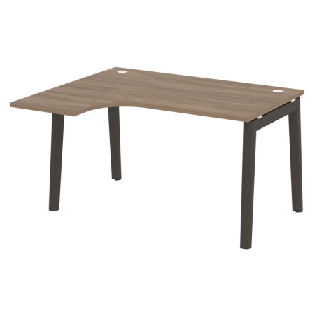 Onix Wood Стол эргономичный левый OW.SA-3 (L) Дуб Аризона/Дуб Темный/Металл Антрацит 1380*1180*750 (800/460)