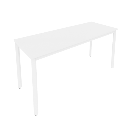 Slim Стол письменный на металлокаркасе С.СП-6.1 Белый/Металл Белый 1580*600*750 Slim Стол письменный на металлокаркасе С.СП-6.1 Белый/Металл Белый 1580*600*750