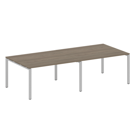 Metal System Переговорный стол (2 столешницы) на П-образном м/к БП.ПРГ-2.3 Вяз Благородный/Металл Серый 2800*1235*750 Metal System Переговорный стол (2 столешницы) на П-образном м/к БП.ПРГ-2.3 Вяз Благородный/Металл Серый 2800*1235*750