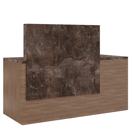B-tone BTN36190142 Стойка ресепшн правая 1600x700x1150 Дуб Урбан бетон темный