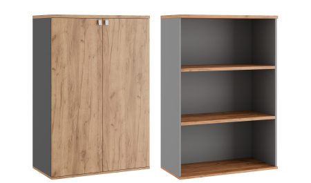 Tess TES38150424 Шкаф средний закрытый 900x450x1350 дуб крафт золотой Tess TES38150424 Шкаф средний закрытый 900x450x1350 дуб крафт золотой