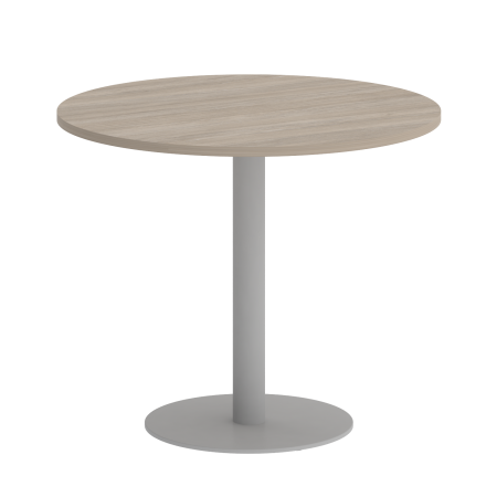 Home Office Стол круглый VR.SP-5-90.1 Дуб Аттик/Металл Серый 900*900*753 Home Office Стол круглый VR.SP-5-90.1 Дуб Аттик/Металл Серый 900*900*753