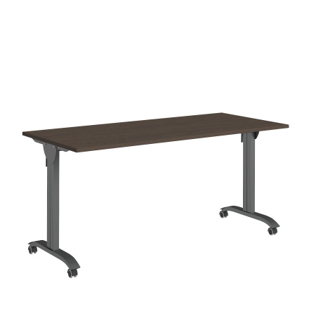 Trend Metal TDM32292215 Стол мобильный складной 1600x720x750 тёмный дуб
