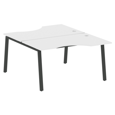 Metal System Рабочая станция криволинейная на А-образном м/к БА.РАС-СА-2.2 Белый/Металл Антрацит 1400*1835*750 Metal System Рабочая станция криволинейная на А-образном м/к БА.РАС-СА-2.2 Белый/Металл Антрацит 1400*1835*750