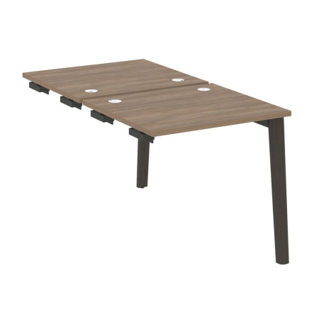Onix Wood Стол-приставка двойной OW.D.SPR-0.7 Дуб Аризона/Дуб Темный/Металл Антрацит 780*1475*750 Onix Wood Стол-приставка двойной OW.D.SPR-0.7 Дуб Аризона/Дуб Темный/Металл Антрацит 780*1475*750